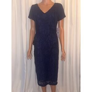 NWT JS Collections Size S - Embroidered Cord Lace Dress